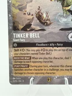 Disney Lorcana Tinker Bell Giant Fairy 11/P3 Promo Foil NM Fabled - Image 5