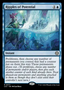 MTG Ripples of Potential ** The Lost Caverns of Ixalan Commander ** English - Image 1