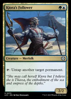 MTG Kiora's Follower ** The Lost Caverns of Ixalan Commander ** English - Image 1