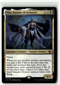 2023 MTG LCI Vito, Fanatic of Aclazotz M Legendary Creature #243 - Image 1