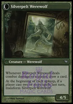 Lambholt Elder / Silverpelt Werewolf 2x FOIL DKA MTG Dark Ascension Uncommon MT - Image 2