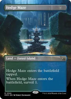 Hedge Maze (Borderless) - Near Mint MTG Murders at Karlov Manor - Image 1