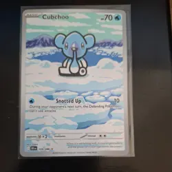 💎Pokemon TCG Cubchoo - 109/086 - SV Black Bolt💎 - Image 1