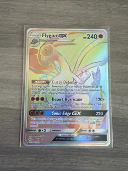 Flygon GX 256/236 Secret Rare Pokemon TCG Cosmic Eclipse - MP - Image 1