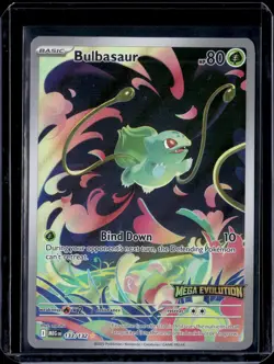 Pokemon ME01: Mega Evolution Bulbasaur Stamped 133/132 - Image 1