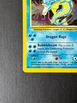 Gyarados 7/130 Holo Rare Pokemon Card - Base Unlimited 2 Set - Image 4