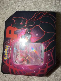 🔥 Pokemon Team Rocket Tins Mewtwo Sealed Destined Rivals Brand New 🔥 - Image 2