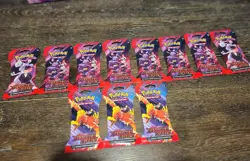 🔥Pokemon Destined Rivals Sleeved Booster Packs FACTORY SEALED 🔥 LOT OF 11 🔥 - Image 1