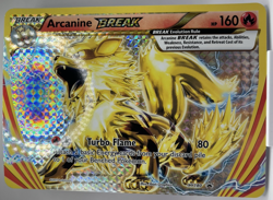 Pokemon - Arcanine BREAK (XY180) Promo Holo Rare JUMBO OVERSIZED - Image 1