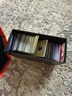 Nintendo Pokemon TCG Bewear Card Lot in Pikachu & Legendary Storage Boxes - Image 1