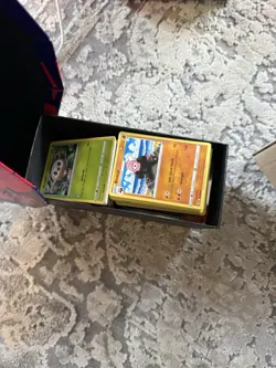 Nintendo Pokemon TCG Bewear Card Lot in Pikachu & Legendary Storage Boxes - Image 2
