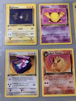 Pokemon TCG 1st Edition Team Rocket 9 Card Lot WOTC VTG 2000 - Image 2