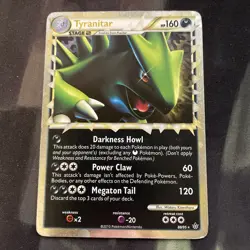 Tyranitar (Prime) 88/95 Unleashed Holo Pokemon Card Dark Type MP Condition - Image 1