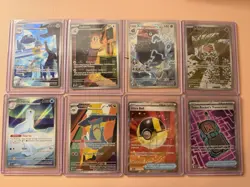 Pokemon TCG Lot of 8 - Ascened Heros, Phantasmal, P.O, Chaos Rising, JTG IRs - Image 1