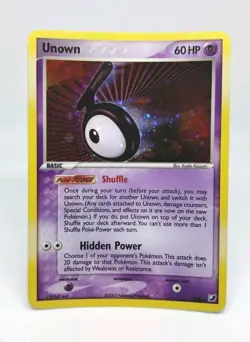 Unown (T) T/28 Unseen Forces Holo Near Mint Pokemon - Image 2