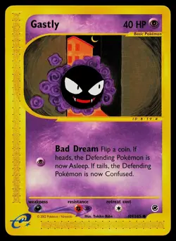 Pokemon Card Gastly 109/165 Expedition - Image 1