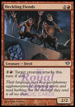 Heckling Fiends 2x FOIL DKA MTG Dark Ascension Uncommon MINT red - Image 1