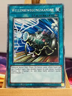 Wellenbewegungskanone RA03-DE127 Platinum Secret Rare Deutsch NM YUGIOH - Image 1