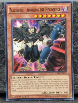 LP - Blackwing - Abrolhos the Megaquake - LC5D-EN125 - Common - 1st Edition YuGi - Image 1