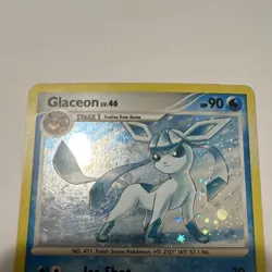 Pokemon TCG 2 Card Holo Lot: Glaceon 20/100 Majestic Dawn + Pupitar 51/113 - Image 3