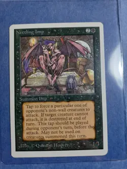 Nettling Imp MTG – Unlimited Series-MTG-Great Cond-Magic The Gathering Card LP - Image 1