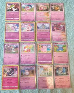 FAIRY TYPES BUNDLE OF POKEMON CARDS #4. - Image 1
