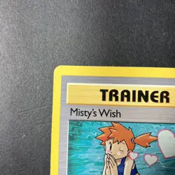 Vintage Trainer MISTY'S WISH Rare 108/132 Gym Challenge Pokemon Card 2000 🌟 NM - Image 3