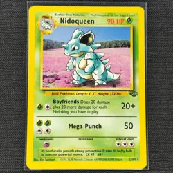 Nidoqueen - 23/64 - Rare - Jungle Set - Pokemon Card - LP - Image 1