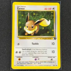 Eevee - 55/82 - Common - Team Rocket - Pokemon Card - LP - Image 1