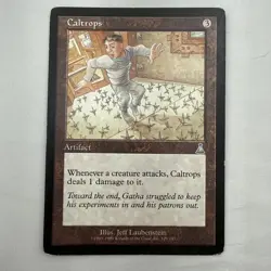 Caltrops x1 MTG Urza's Destiny 1x Magic Good Heavy Play HP - Image 1