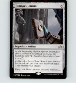 Tamiyo's Journal (Entry 443) 265 Rare Shadows over Innistrad Lightly played - Image 1