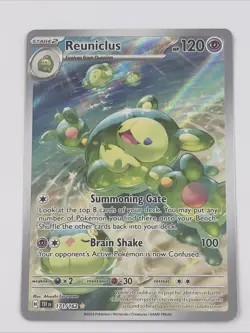 Reuniclus 171/162 Pokemon TCG Scarlet & Violet Temporal Forces Illustration Rare - Image 1