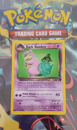 Pokemon TCG Dark Slowbro Team Rocket 29/82 Regular Unlimited Rare - Image 1
