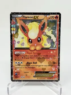 The Pokemon Company Flareon EX Ultra Rare Full Art Holo RC6/RC32 Generations - Image 1