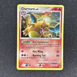 Pokemon TCG Charizard 1/99 Holo Rare Platinum Arceus LP - Image 1