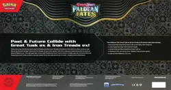 Pokemon Paldean Fates Great Tusk ex and Iron Treads ex premium Collection Box - Image 3
