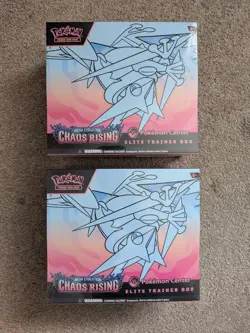 x2 Pokemon TCG Pokemon Center Chaos Rising Elite Trainer Box ETB New Sealed #1 - Image 1
