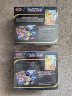 x2 Pokemon TCG Pokemon Center Chaos Rising Elite Trainer Box ETB New Sealed #1 - Image 3