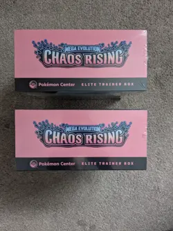 x2 Pokemon TCG Pokemon Center Chaos Rising Elite Trainer Box ETB New Sealed #1 - Image 5