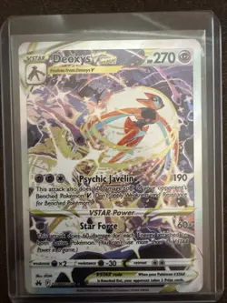 Pokemon Deoxys VSTAR GG46/GG70 Crown Zenith Galarian Gallery Ultra Rare Holo - Image 1