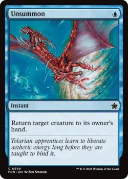 Unsummon - Near Mint MTG Foundations - Image 1