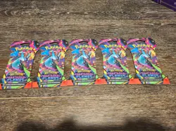 Pokemon TCG: ME Phantasmal Flames Sleeved Booster Packs X5 - Image 1