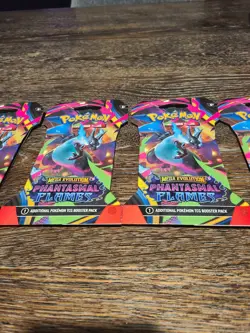 Pokemon TCG: ME Phantasmal Flames Sleeved Booster Packs X5 - Image 3