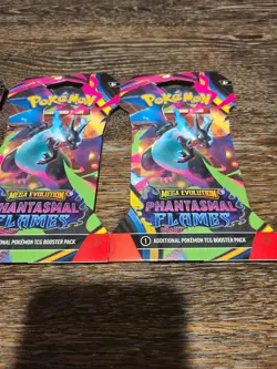 Pokemon TCG: ME Phantasmal Flames Sleeved Booster Packs X5 - Image 4