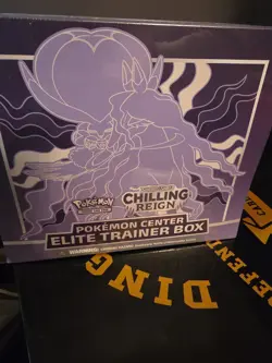 Pokemon Center TCG Chilling Reign ETB Elite Trainer Box 820650809712 - Image 1