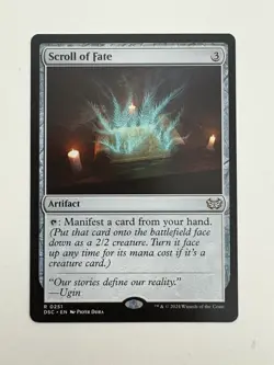 Scroll of Fate MTG Magic the Gathering Card NM Near Mint DSC - Image 1