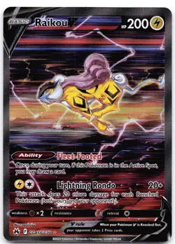 Raikou V GG41/GG70 Holo Crown Zenith Galarian Gallery - Image 1