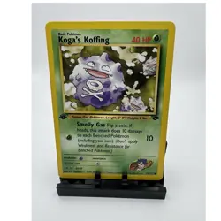 Pokemon TCG Koga's Koffing Basic Gym Challenge 1st Ed 79/132 Common 40 HP - Image 1