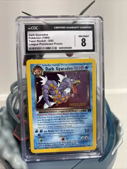 Pokemon Dark Gyarados TCG Prerelease 8/82 WOTC CGC 8 Near mint - Image 1