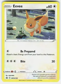 EEVEE SWSH190 HOLO PROMO SWORD & SHIELD PROMO POKEMON HOLO NM/M - Image 1
